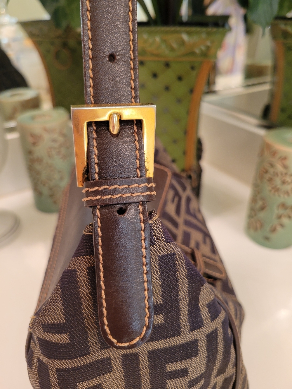 Fendi Zucca Handbag - Picture 4 of 16